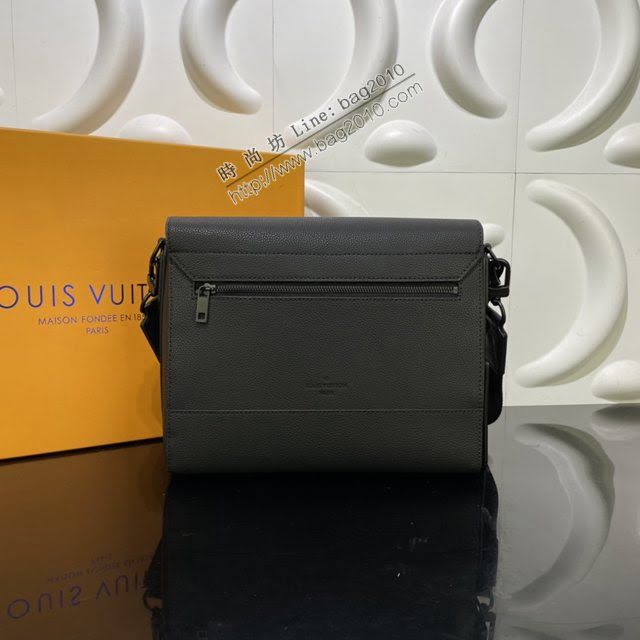 LOUIS VUITTON專櫃新款包包 路易威登Aerogram郵差包 LV翻蓋字母肩帶男郵差包 M57080  ydh4088